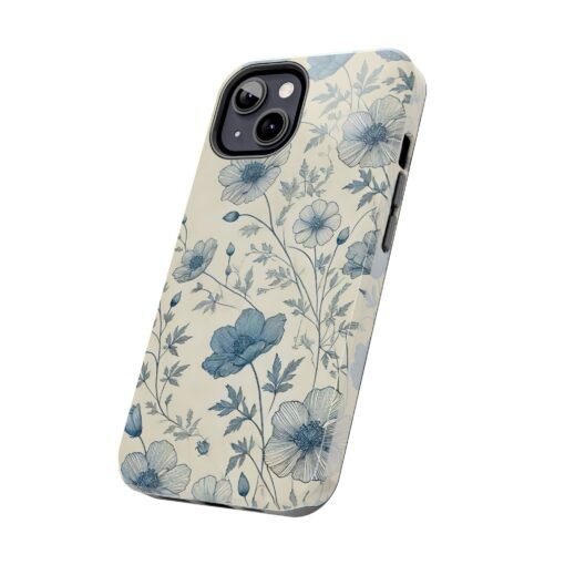 Blue Blossoms Phone Case - Image 5