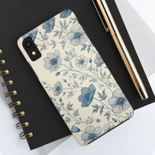 Blue Blossoms Phone Case - Image 4