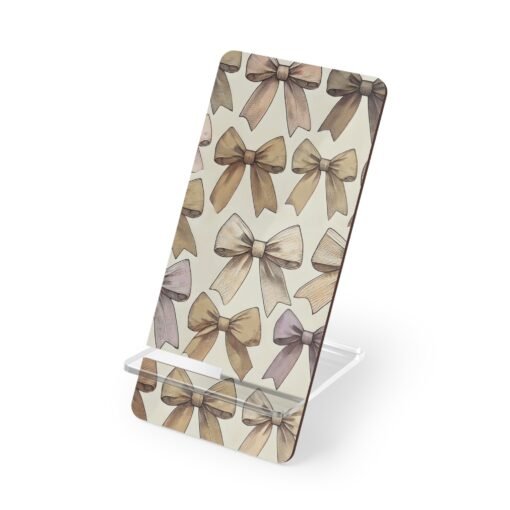 Rows of Bows Phone Stand