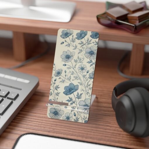 Blue Blossoms Phone Stand - Image 3