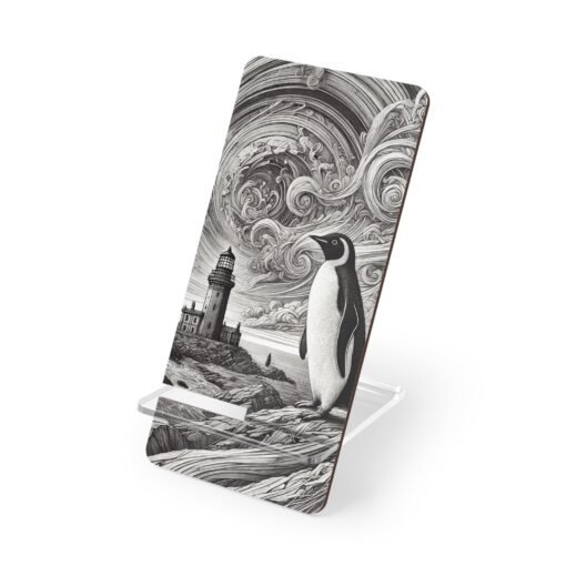 Penguin Perplexity Phone Stand