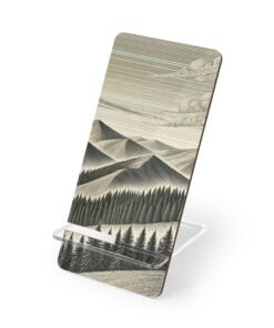 Onward Through the Mountains Phone Stand