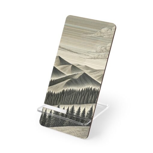 Onward Through the Mountains Phone Stand