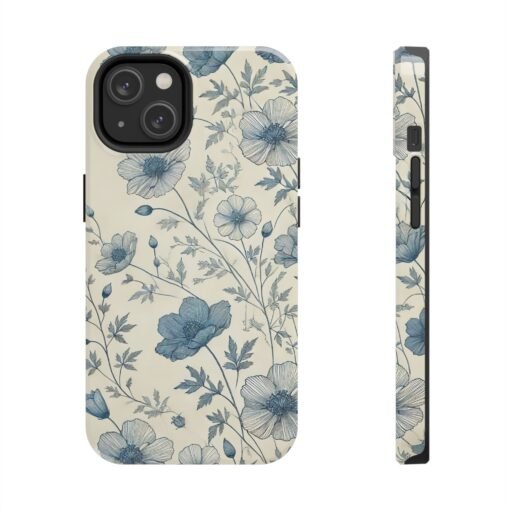 Blue Blossoms Phone Case - Image 7