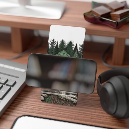 Old Pal in the Forest Phone Stand - Image 4