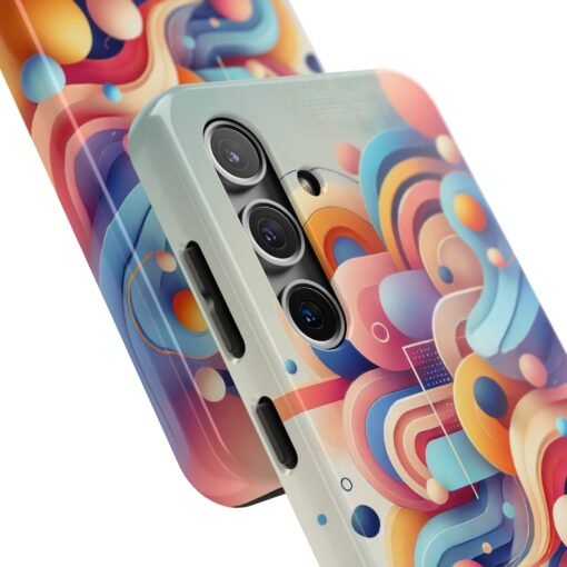Vibrant Flow Tough Phone Case - Image 2