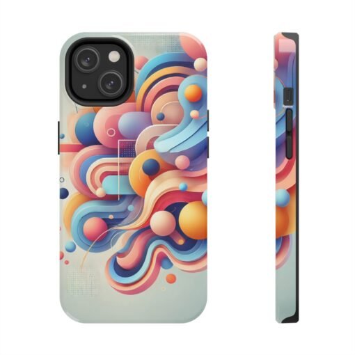 Vibrant Flow Tough Phone Case - Image 6