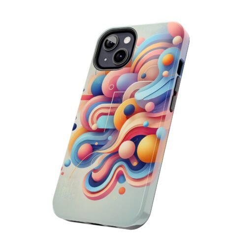 Vibrant Flow Tough Phone Case - Image 4