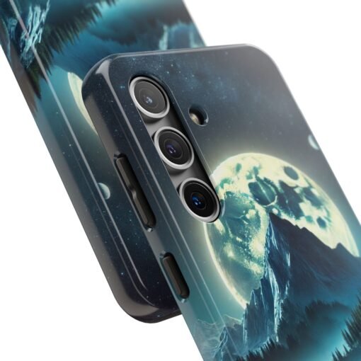 Mountain Under a Moon Tough Phone Case - Image 12