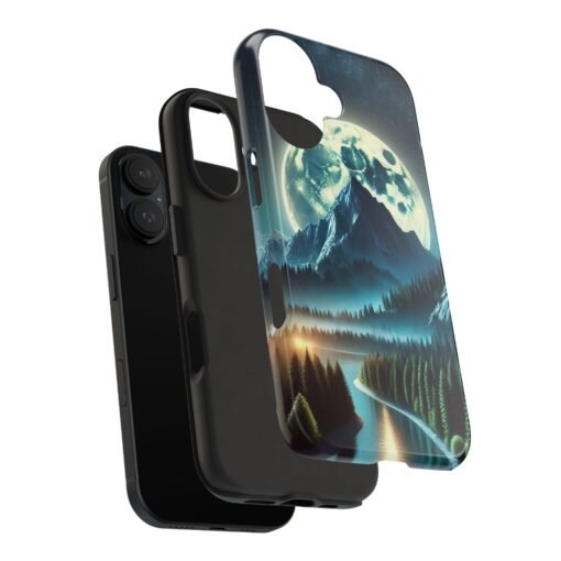 Mountain Under a Moon Tough Phone Case - Image 3