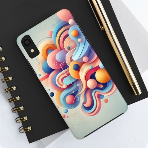 Vibrant Flow Tough Phone Case - Image 3