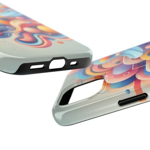 Vibrant Flow Tough Phone Case - Image 8
