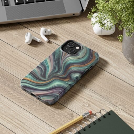 Nebula Tides Tough Phone Case - Image 8