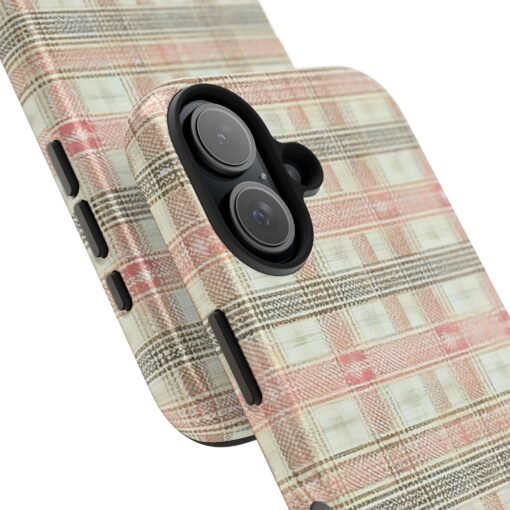 Blush Harbour Plaid Tough Phone Case - Image 2