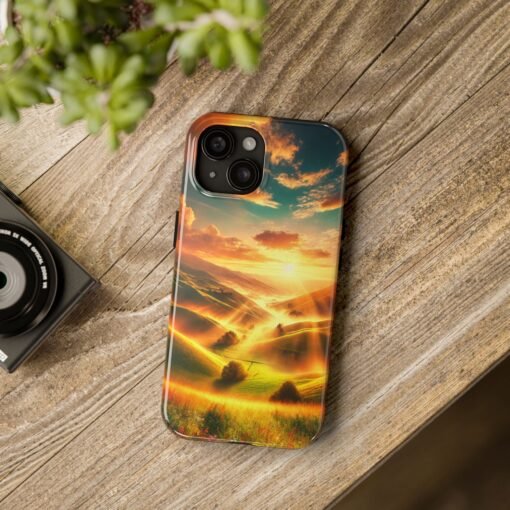Golden Horizon Tough Phone Case - Image 9