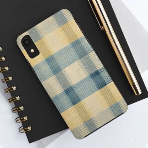Country Fields Plaid Tough Phone Case - Image 3