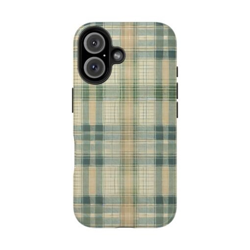 Weathered Harvest Plaid Tough Phone Case