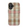 Apple Orchard Plaid Tough Phone Case