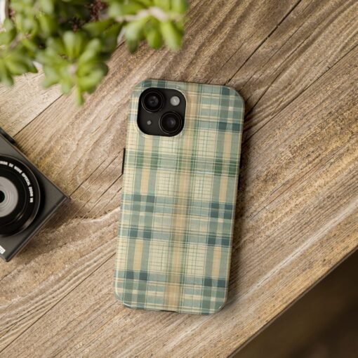 Weathered Harvest Plaid Tough Phone Case - Image 10