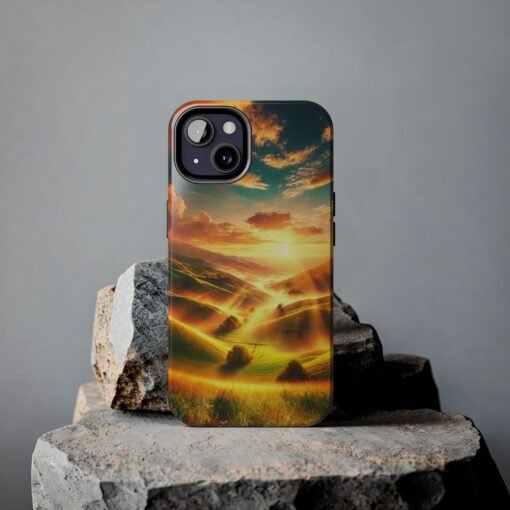 Golden Horizon Tough Phone Case - Image 5