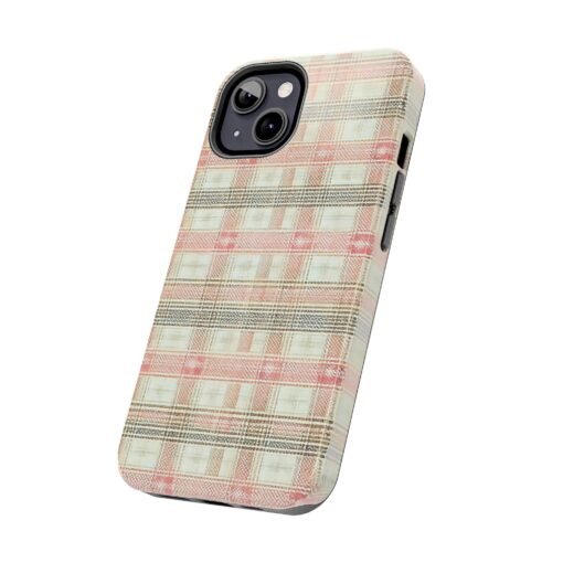 Blush Harbour Plaid Tough Phone Case - Image 5