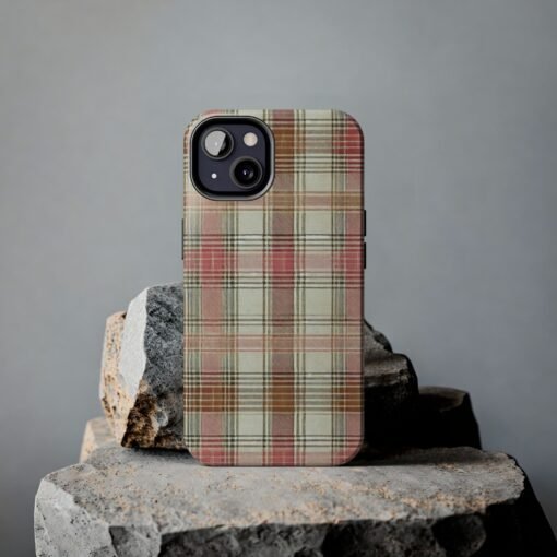 Apple Orchard Plaid Tough Phone Case - Image 6