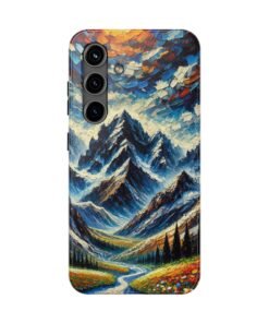 Sunspill Over Ice and Bloom Tough Phone Case
