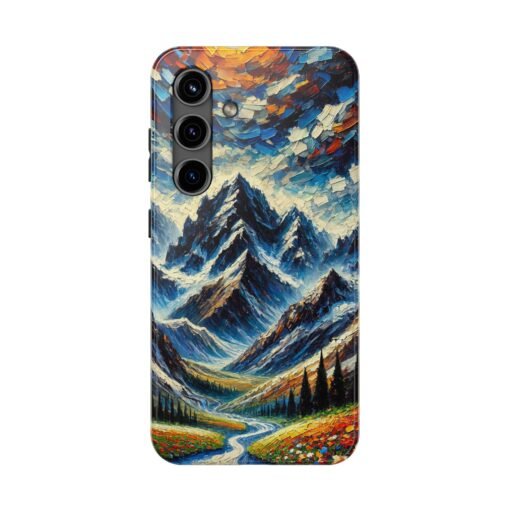 Sunspill Over Ice and Bloom Tough Phone Case