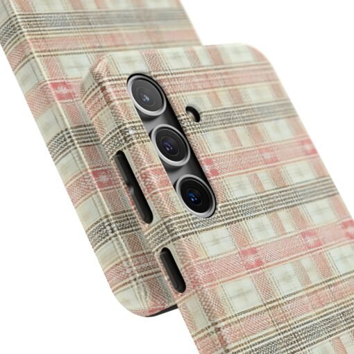 Blush Harbour Plaid Tough Phone Case - Image 12