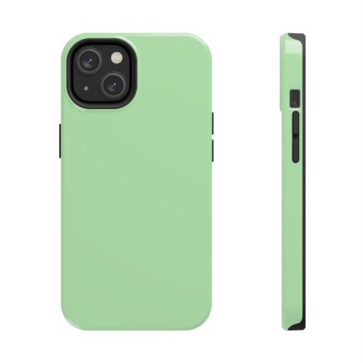 Dusty Mint Tough Phone Case - Image 7