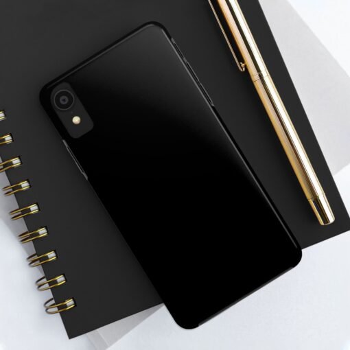 Sophisticated Black Tough Phone Case - Image 3