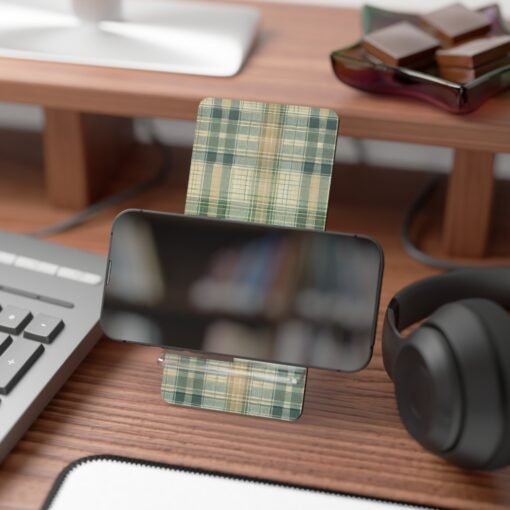 Weathered Harvest Plaid Phone Stand - Image 4