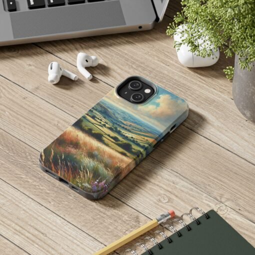 Above The Pastures Tough Phone Case - Image 7