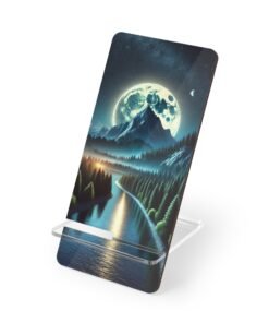Mountain Under a Moon Phone Stand