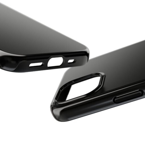 Sophisticated Black Tough Phone Case - Image 8