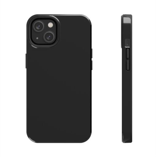 Sophisticated Black Tough Phone Case - Image 6