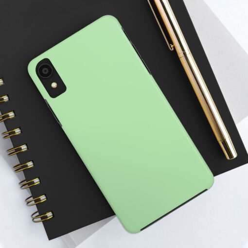 Dusty Mint Tough Phone Case - Image 4