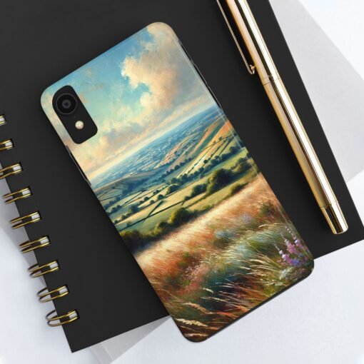 Above The Pastures Tough Phone Case - Image 3