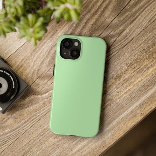 Dusty Mint Tough Phone Case - Image 10