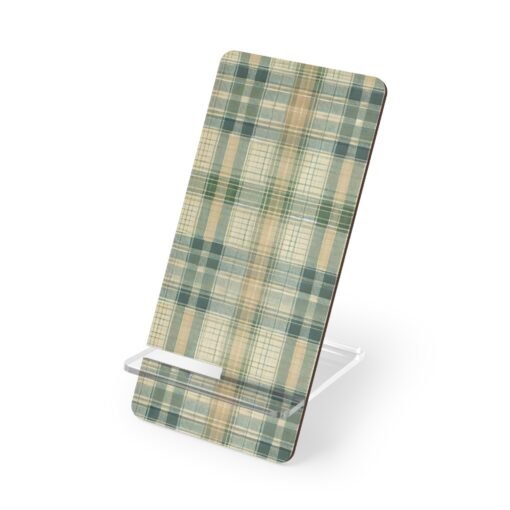 Weathered Harvest Plaid Phone Stand