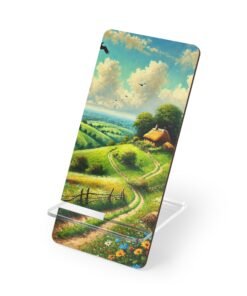 Sky Over Meadowcurve Phone Stand