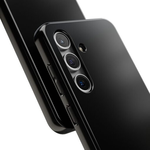 Sophisticated Black Tough Phone Case - Image 2