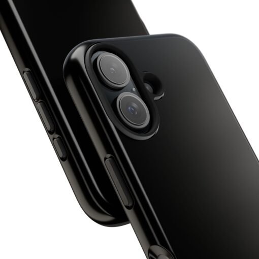 Sophisticated Black Tough Phone Case - Image 11