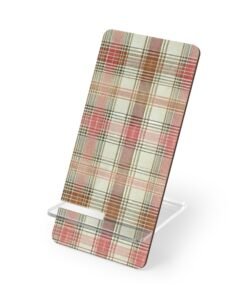 Apple Orchard Plaid Phone Stand