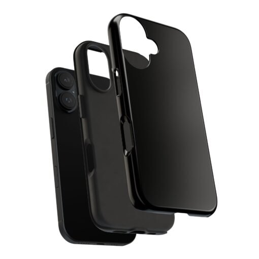 Sophisticated Black Tough Phone Case - Image 12