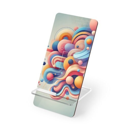 Vibrant Flow Phone Stand