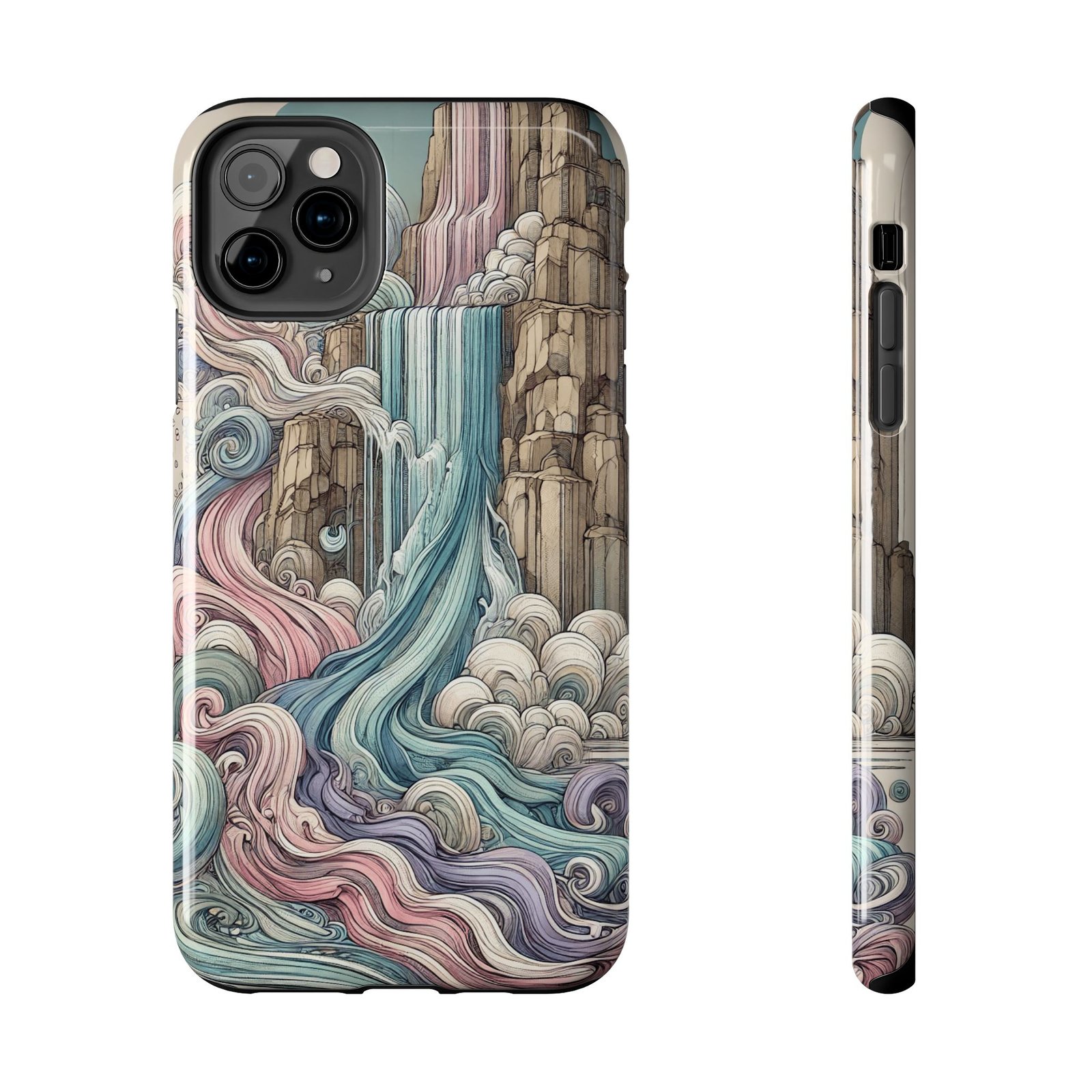 Waterfall Rush Tough Phone Case - Image 17