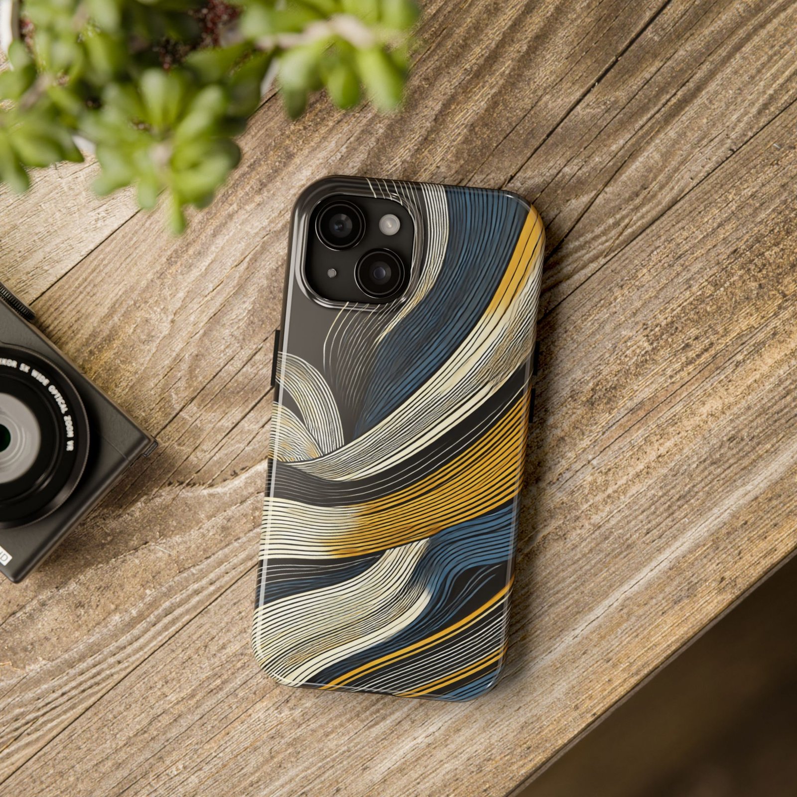 Adventurous Currents Tough Phone Case - Image 5