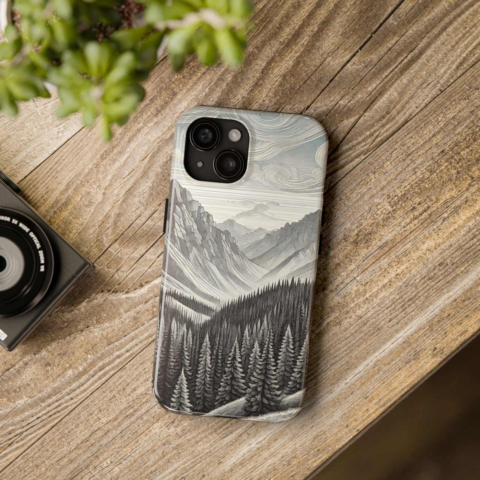 Hope Mountains Tough Phone Case - Image 5