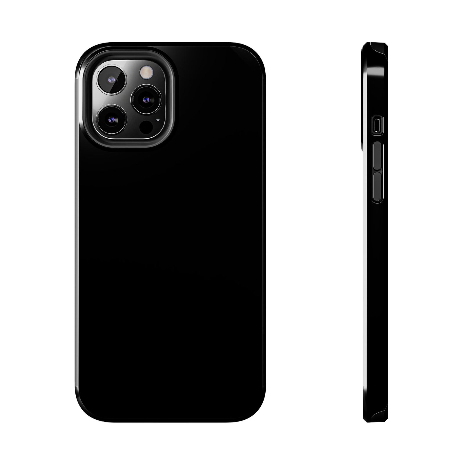 Sophisticated Black Tough Phone Case - Image 21